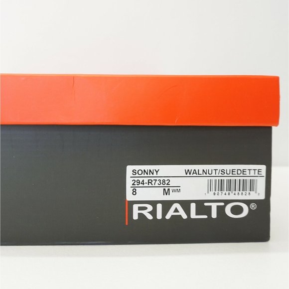 Rialto Womens Shoes Sonny High Heel Ankle Boot Bootie Walnut Faux Suede 8 M - Picture 7 of 8